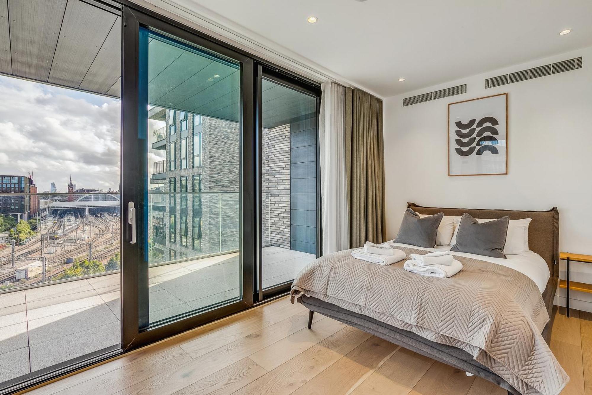 Modern King'S Cross Apartments London Bilik gambar